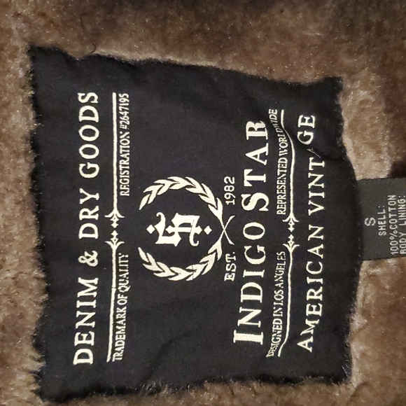 Indigo star American vintage denim and dry goods insulated jacket - Picture 2 of 4